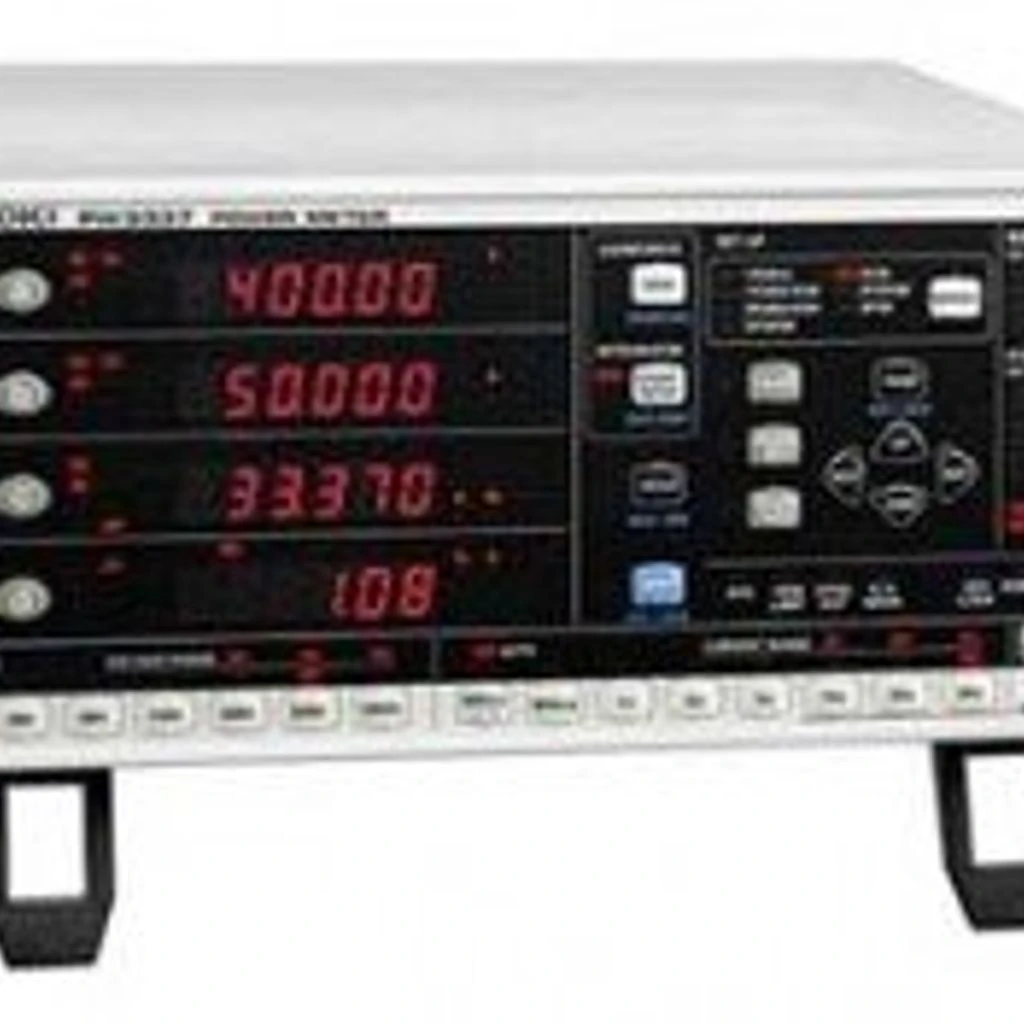 Hioki Pw3337-02 3-channel Benchtop Ac/dc Power Meter, 15 To 1,000v, D/a Output
