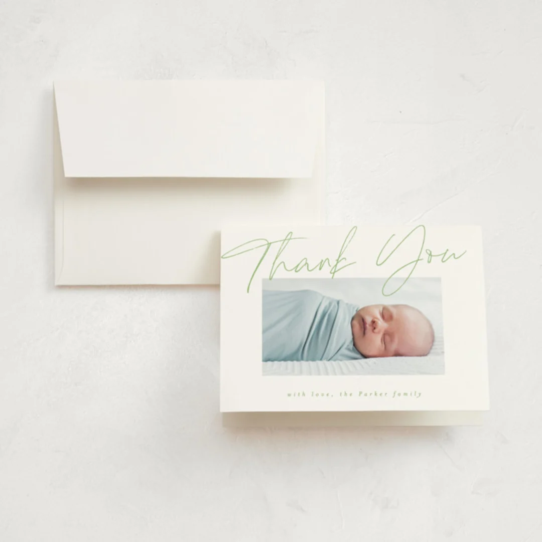 Simply Baby And Kids Birth Announcement Thank You Cards By Ak Graphics