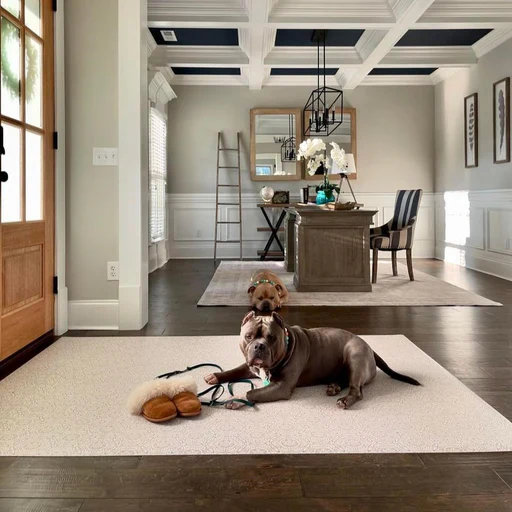 Clay Vinyl Mat - Runner 3'x9'/light Blue