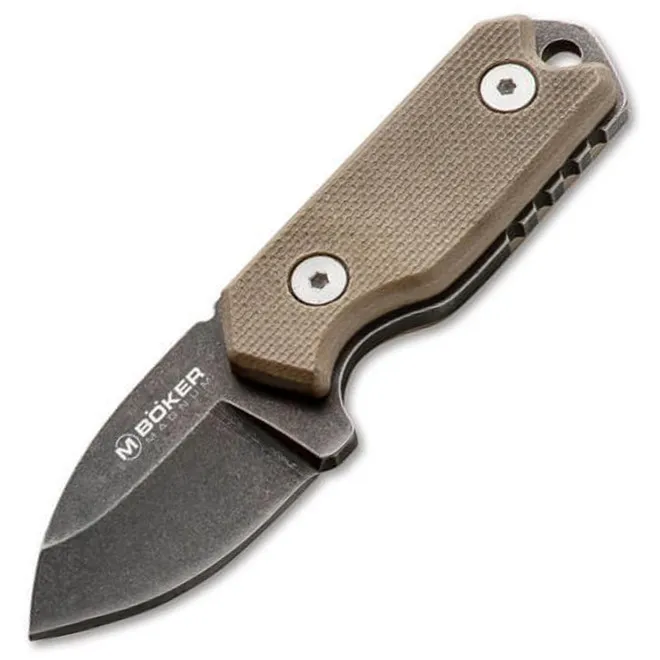 Boker Magnum Li'l Friend Micro 1.38" Fixed Knife Brown