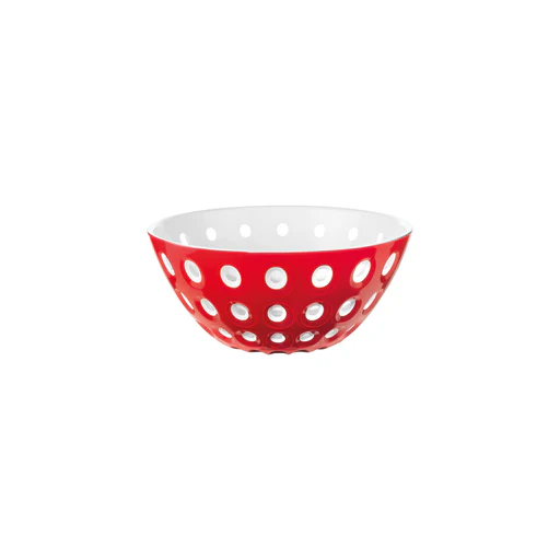 Bowl "le Murrine" Red/white/transparent - Ø20cm