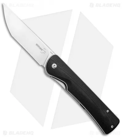Boker Plus Komusubi Liner Lock Knife Black G-10 (3.75" Satin) 01bo258