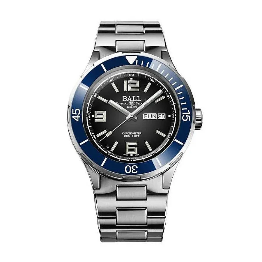 Ball Roadmaster Automatic Archangel Chronometer Black Dial Watch Dm3030b-s13cj-bk