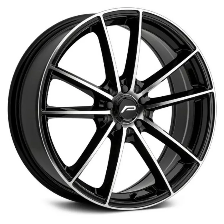 Pacer 792mb Infinity Machined Black Wheel
