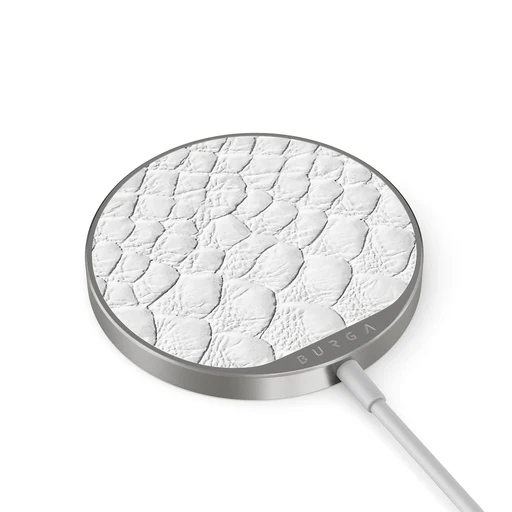 Glacial Desert - Magnetic Wireless Charger - Silver