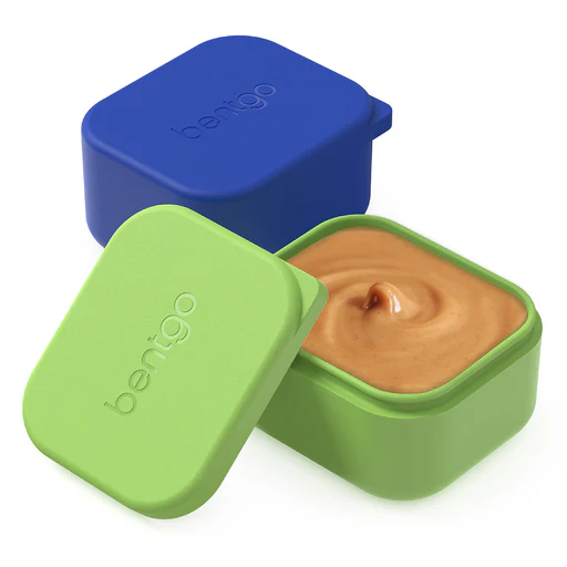 Bentgo Kids Snack Containers, Blue/green, 2.6 Oz. (bgkdchsc-bg)