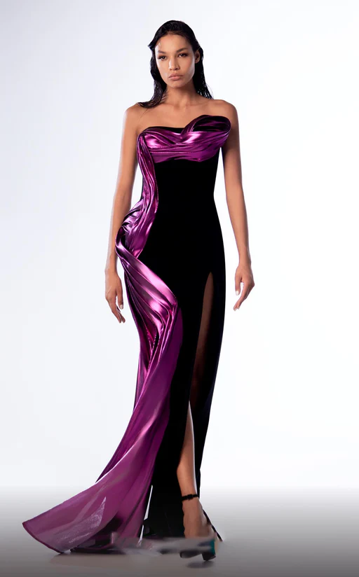 Mnm Couture G1730 Dress - Purple/28