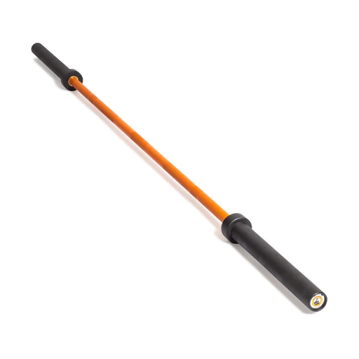 Multi-purpose Olympic Barbell – The Utility Bar - Orange Cerakote Shaft + Black Cerakote Sleeves