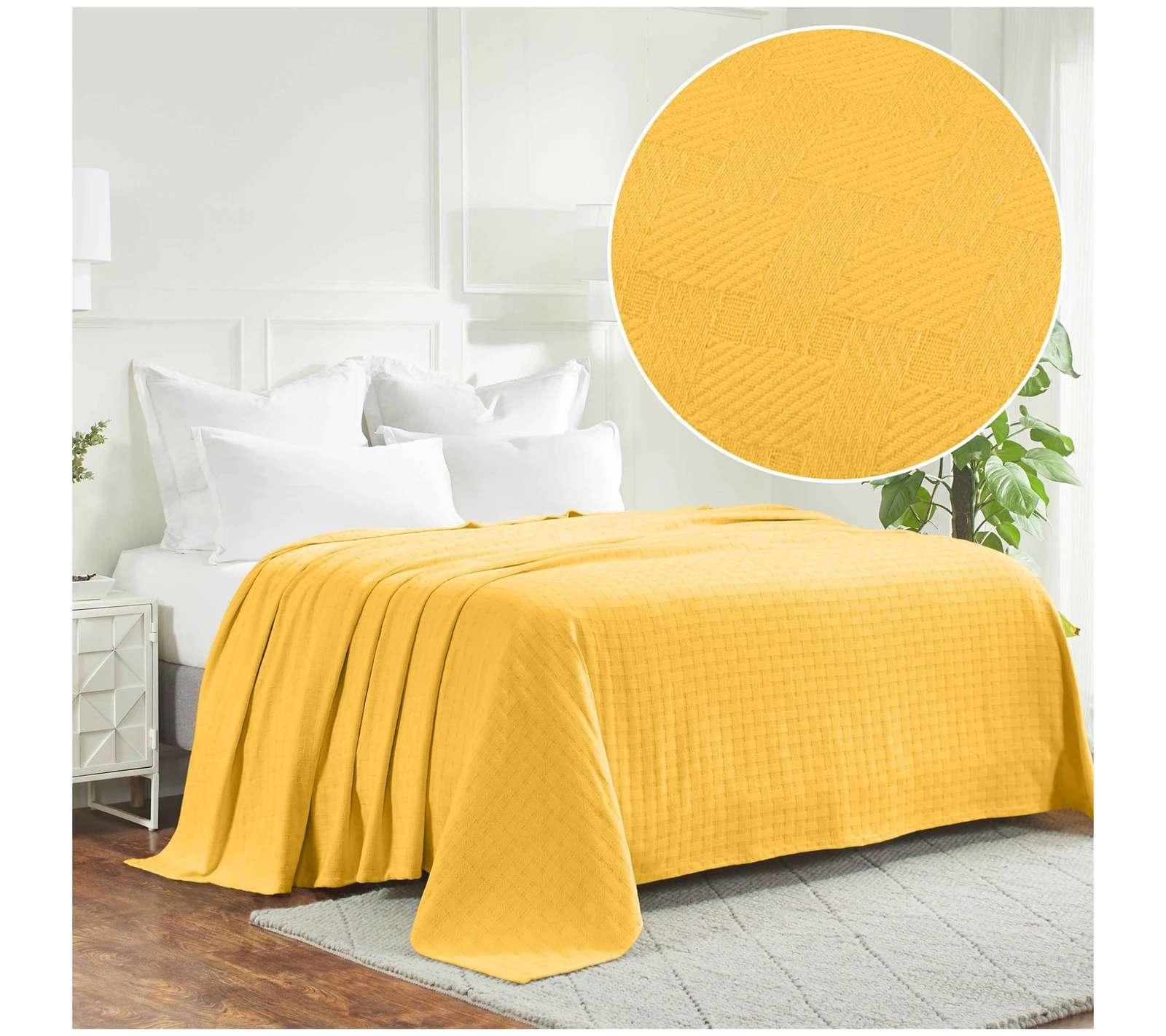 Superior Cotton All-season Plush Twin Blanket