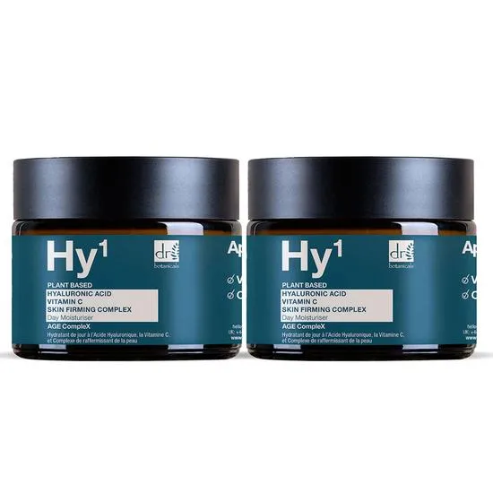 Dr Botanicals Advanced Hyaluronic Acid 1% & Vitamin C 1% & Skin Firming Complex 1% Day Moisturiser 2 X 60ml