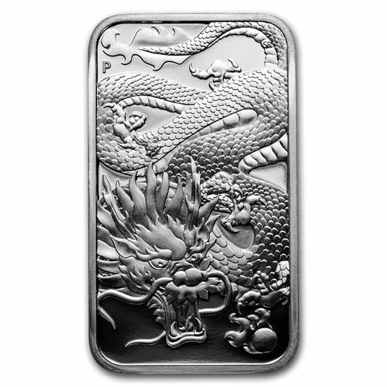 2022-p Australia 1 Oz Silver Dragon Proof