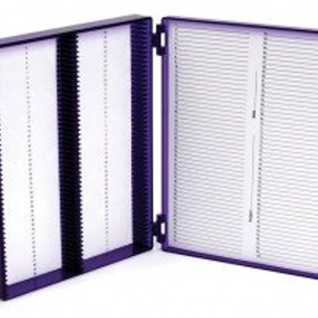 Heathrow Scientific Hs15988h True North Microscope Slide Box, Nickel