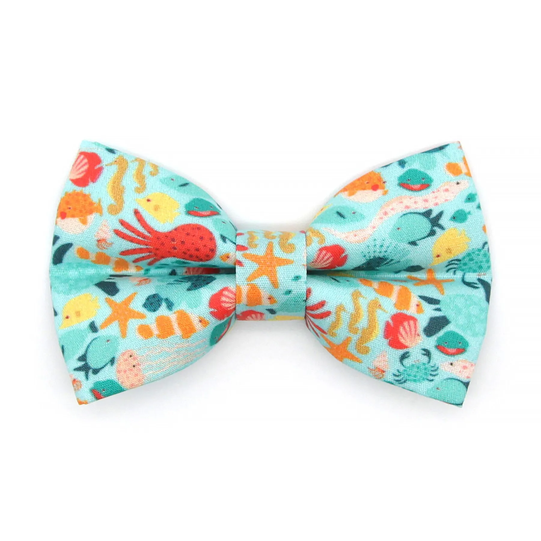 Ocean Life Cat Bow Tie