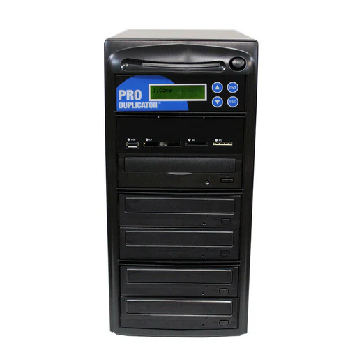 Produplicator 1 To 4 Cd Dvd Duplicator - Esdvds24x04 - None/usb/sd/cf/ms - Single Slot (+$200)