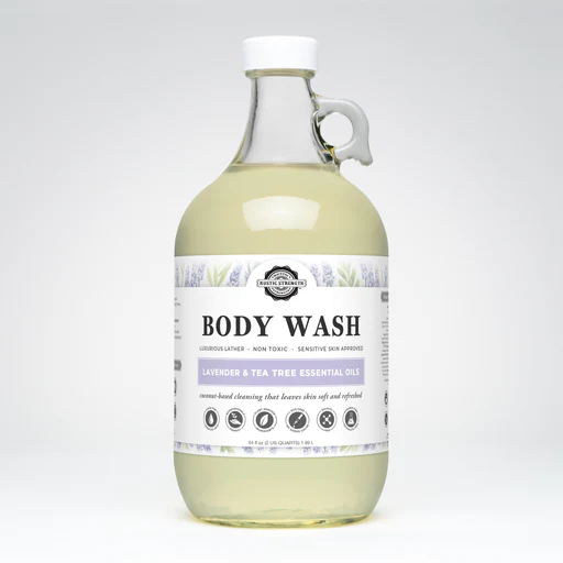 Moisturizing Body Wash | Lavender & Tea Tree - Half Gallon Glass