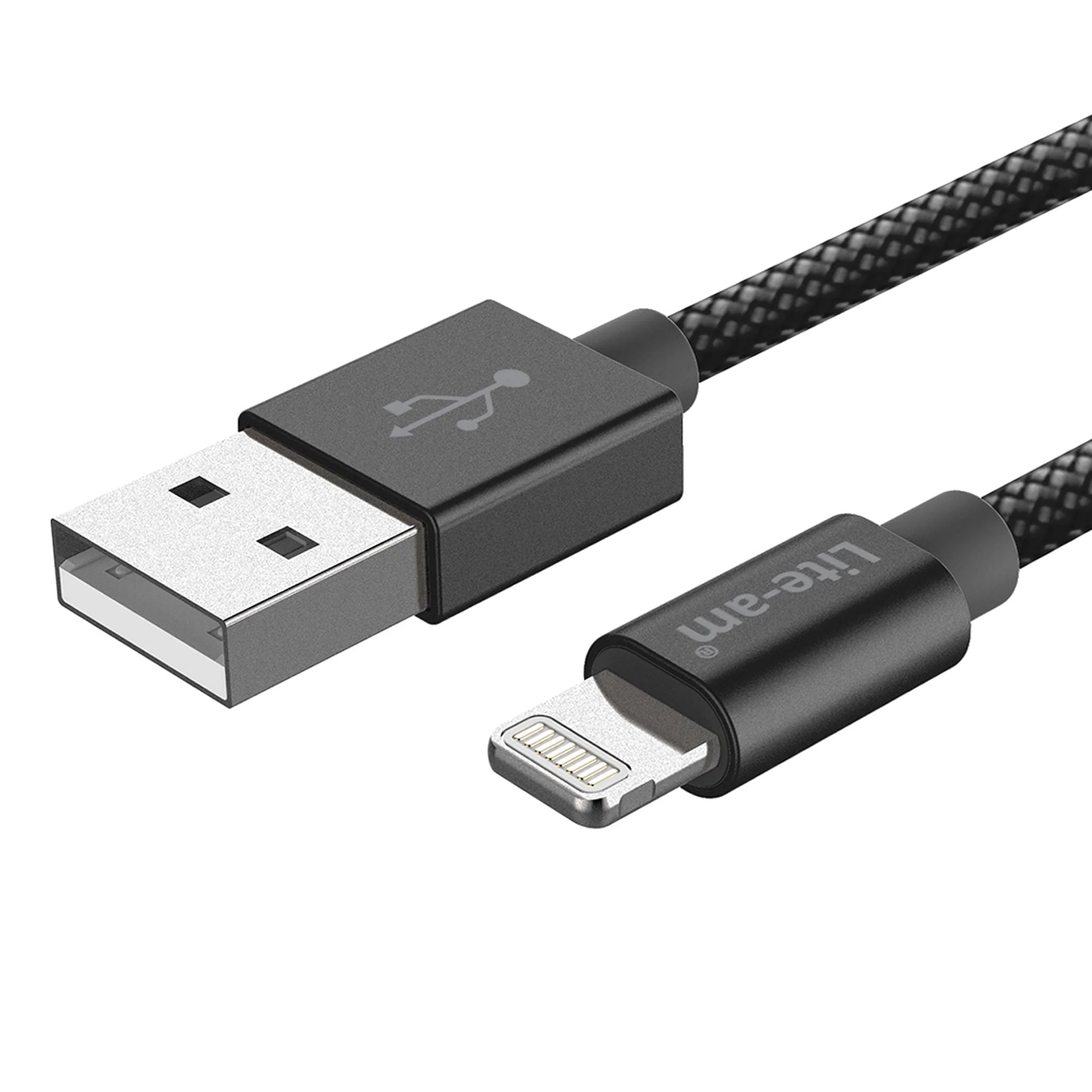 For Ipad Mini 2nd Generation Dual Port 20w Ac Adapter Charger - H- Cable Only: 1m Usb-a To Lightning/black