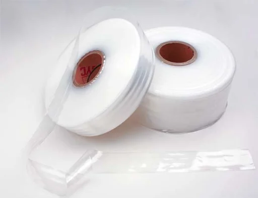 Clear Poly Tubing Roll 3" X 1625' 1 Roll Ptr3