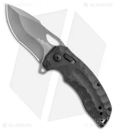 Sog Kiku Xr Lte Blackout Xr-lock Knife Black Micarta (3" Black)