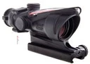 Trijicon 100215 Acog Black Hardcoat Anodized 4x32mm Illuminated Red Chevron .223/5.56 Bdc Reticle Rifle Scope