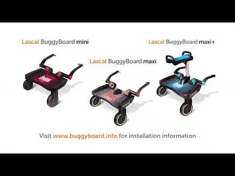 Lascal Buggyboard Maxi In Red