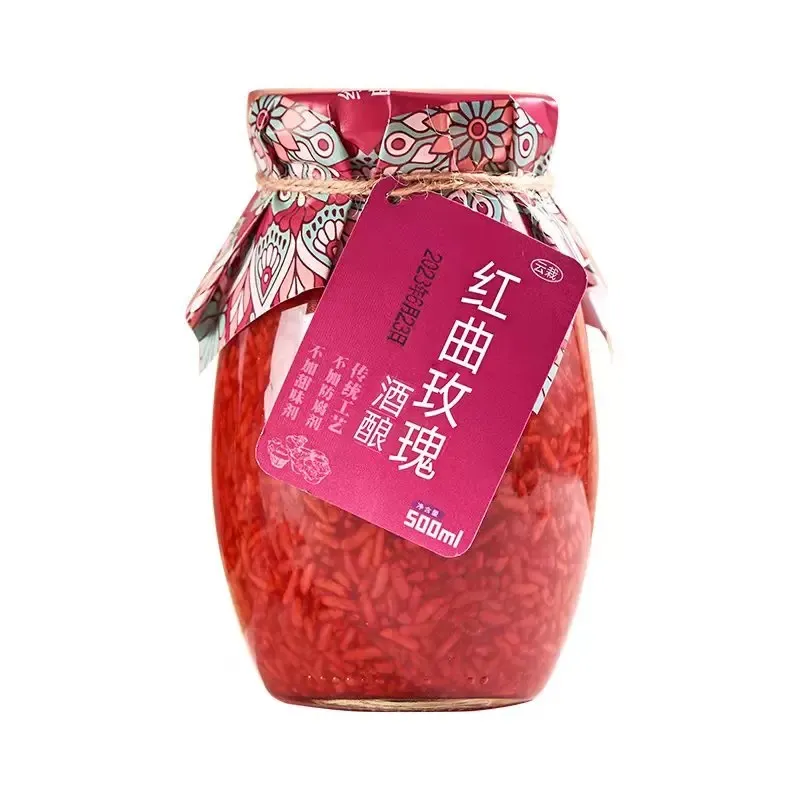 Red Yeast Rice Rose Wine Fermentation 500 G