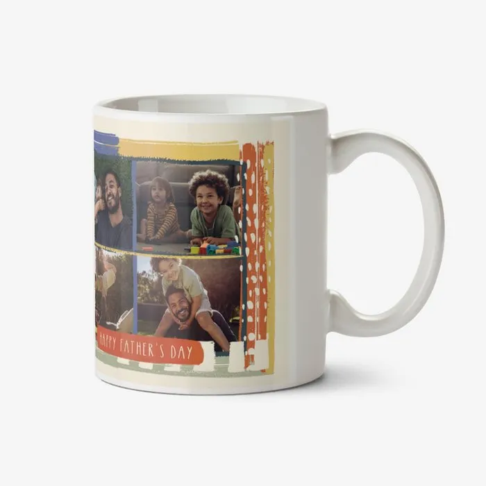 Dad You're My Hero Photo Upload Father's Day Mug