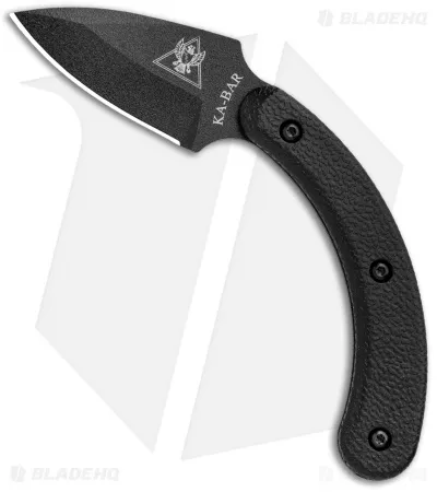 Ka-bar Tdi Ladyfinger Fixed Blade Knife Black Zytel (1.87" Black) 1494