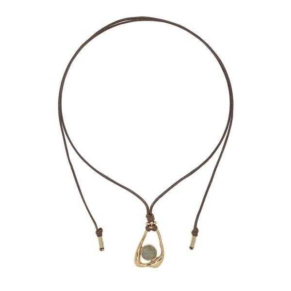 Rope Necklace With Pendant