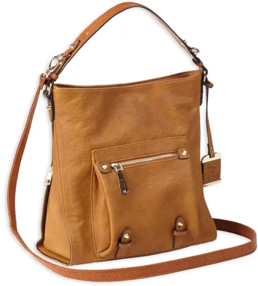 Bulldog Hobo Anna Purse W/ Holster - Cognac