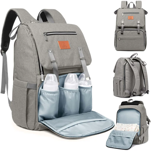 Explorer Diaper Bag - Classic Gray