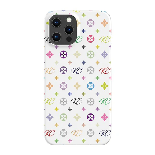 Personalised Monogram Iphone 15 Pro Max Case - Magsafe Tough Impact Case (extra Protection)/white