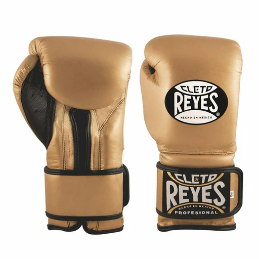 Cleto Reyes Velcro Boxing Sparring Gloves - Sold As Seen - Gold/16oz