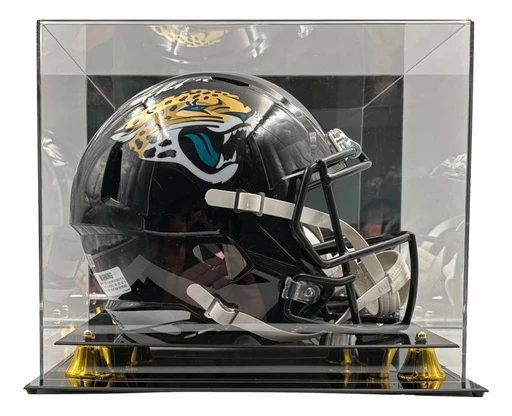 Travis Hunter Signed Jacksonville Jaguars Fs Speed Replica Helmet Bas W/ Case