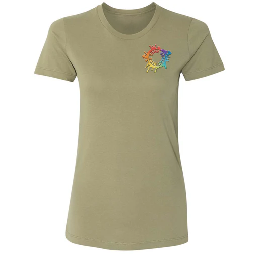 Mato & Hash Women's 100% Cotton Boyfriend T-shirts Embroidery - White/large