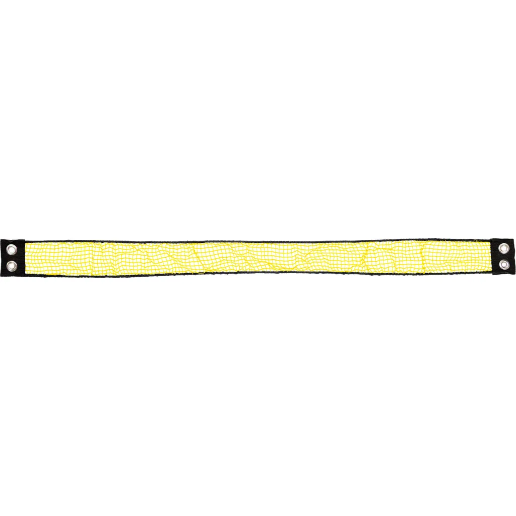 Us Netting Afe Chute Netting, 48"l X 3"w, Yellow, Pack Of 50
