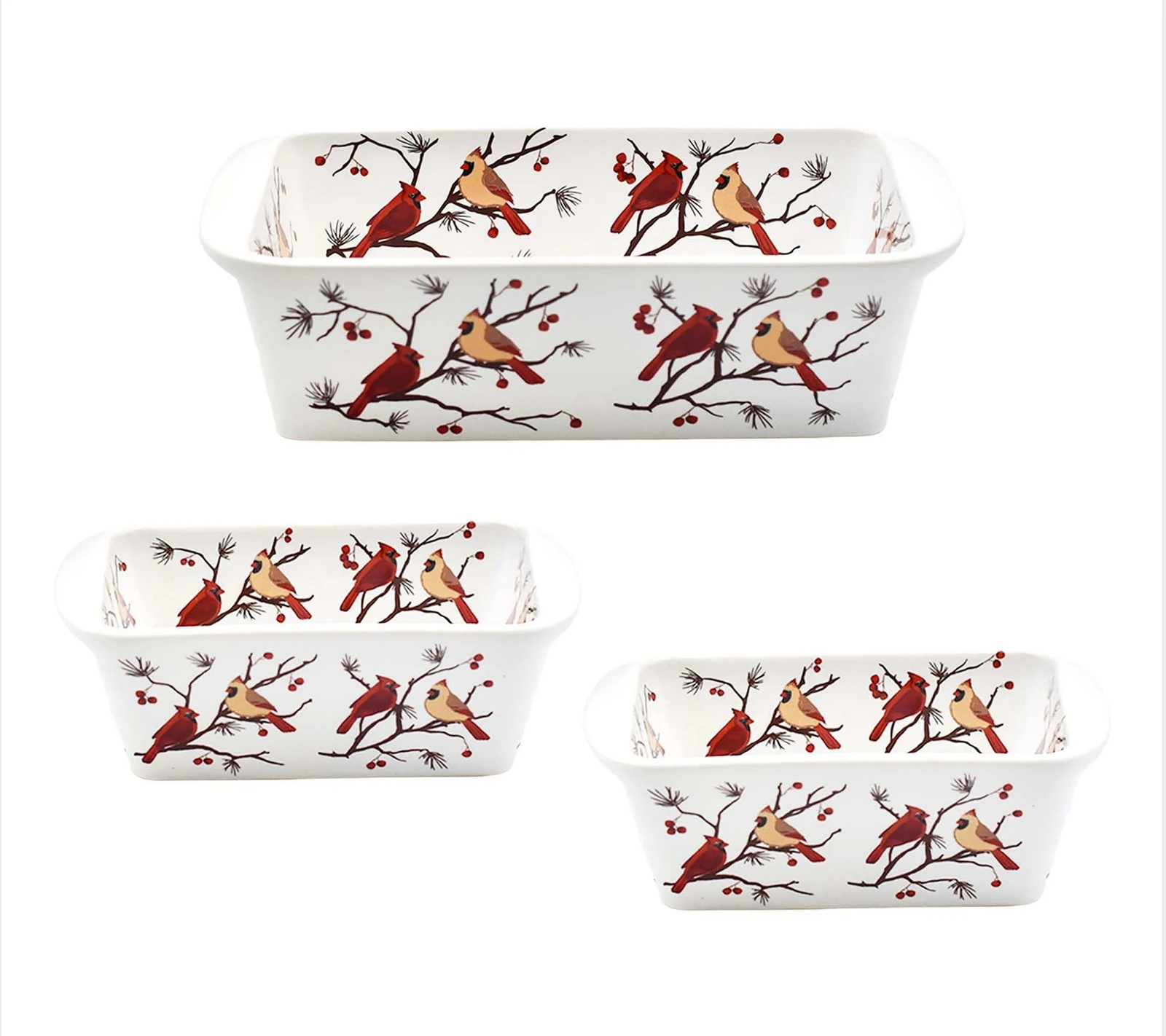 Temp-tations 1.75-qt Loaf Pan With Set Of (2) 12-oz Mini Loves