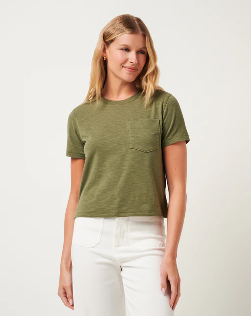 Cloud Crew Pocket Tee - Clover