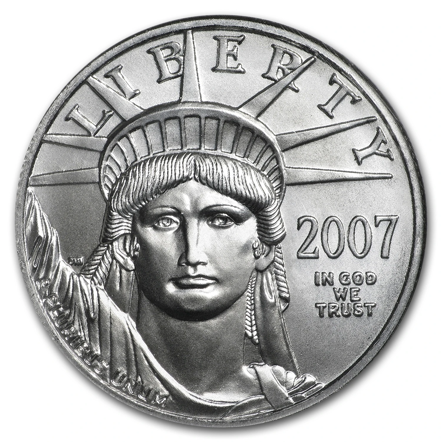 2007 1/2 Oz American Platinum Eagle Ms-69 Ngc (early Releases)