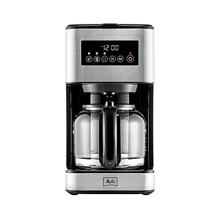 Melitta Aroma Tocco Plus 12-cup Iced Drip Coffee Maker W/ Glass Carafe Programmable Hot & Iced Black