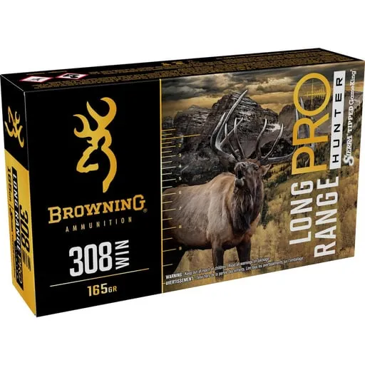 Browning Ammo 308 Win Lrph 165gr 20rd