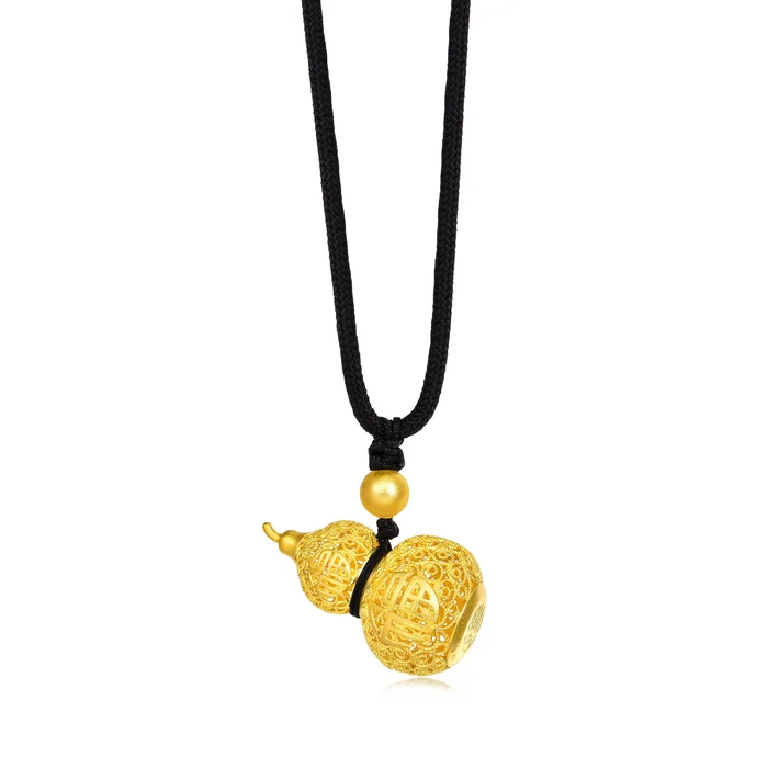 Cultural Blessings 'the Oriental' 999.9 Gold Gourd Necklace