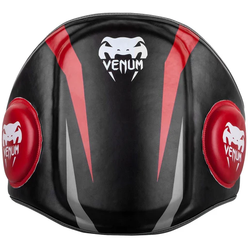 Venum Elite Adjustable Mma Training Belly Protector - Black/red