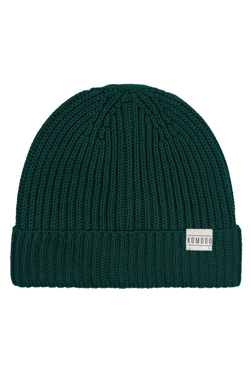 Town - Gots Organic Cotton Beenie Hat Green