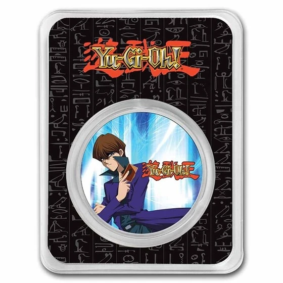 2022 Niue 1 Oz Colorized Ag $2 Yu-gi-oh! - Seto Kaiba, In Tep