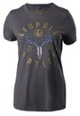Leupold 179151 American Whitetail Womens Gray Cotton/polyester Short Sleeve Large Graphic T Shirt