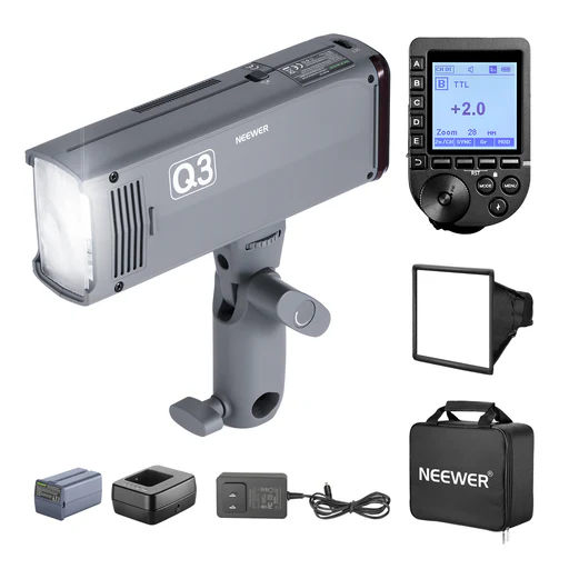 Neewer Q3 200ws 2.4g Ttl Flash With Qpro Trigger - Q3 + Qpro-n(for Nikon)