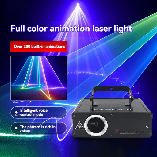 New Full Color Animation Laser Light-a30 - 1 W/uk Plug