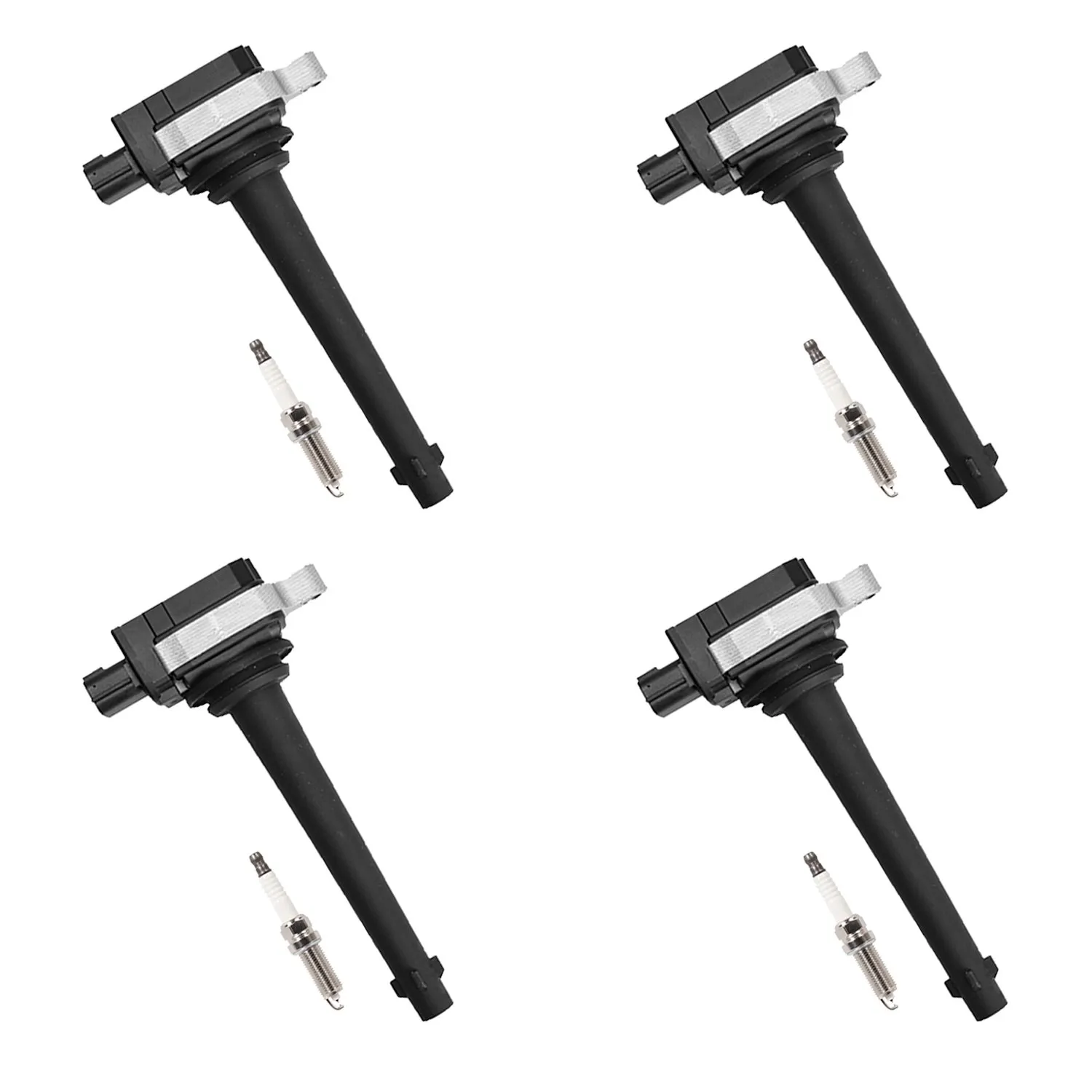Aceon Bright Oe Replacement Ignition Coil And Spark Plug Kit, 2007-2012 Nissan Sentra Dohc 2.0l L4