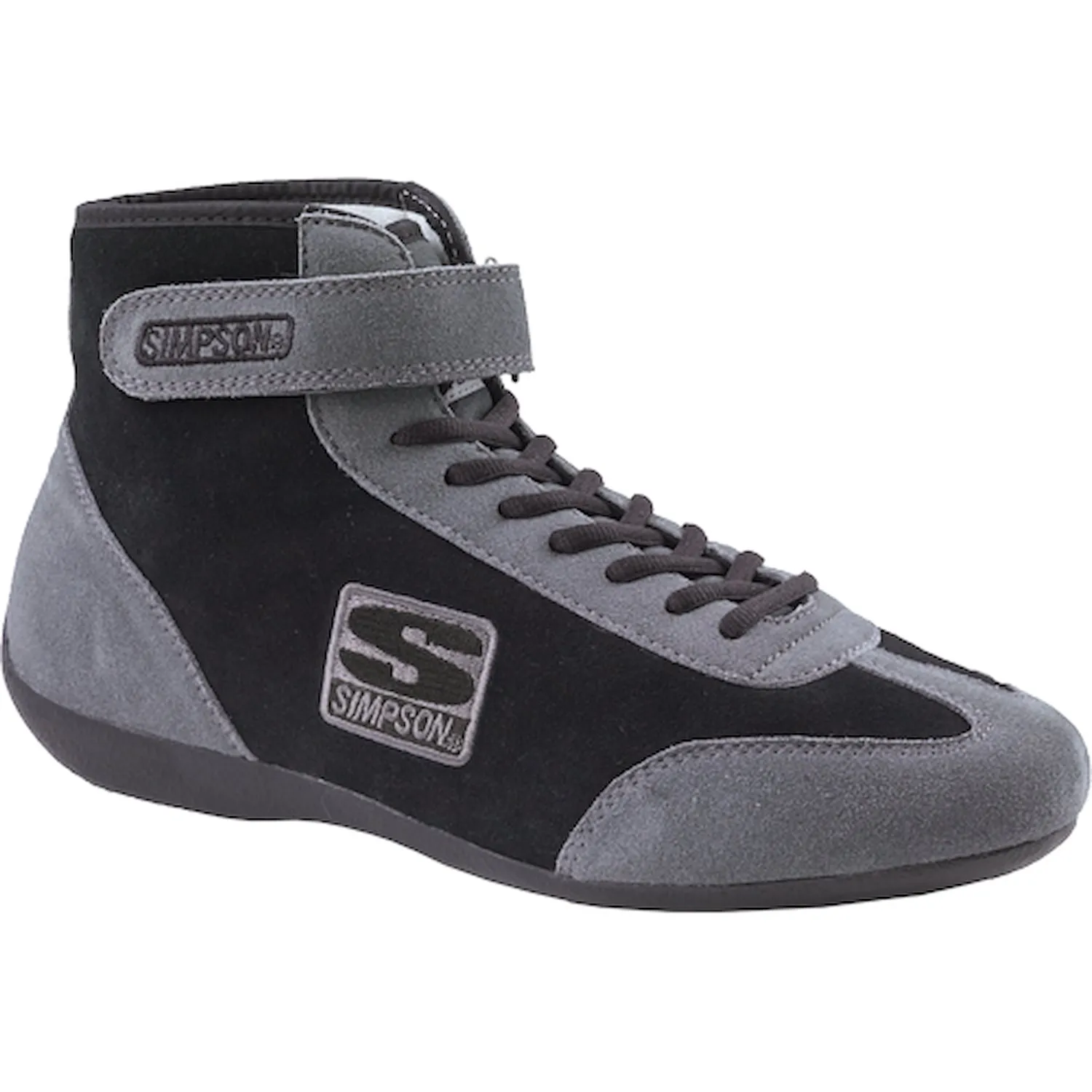 Simpson Racing Midtop Shoes Mt800bk Size 8