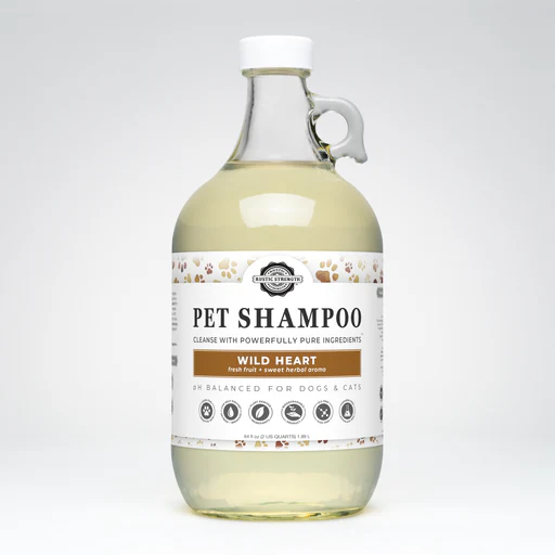 Pet Shampoo | Soothing & Deodorizing | Wild Heart - Half Gallon Glass